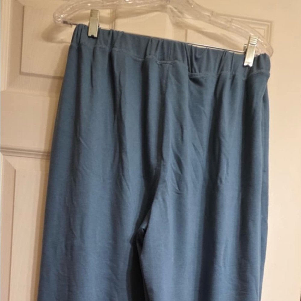 Blue Wide-Leg sweatpants
